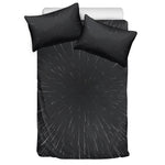 Galaxy Lightspeed Print Duvet Cover Bedding Set