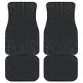 Galaxy Lightspeed Print Front and Back Car Floor Mats