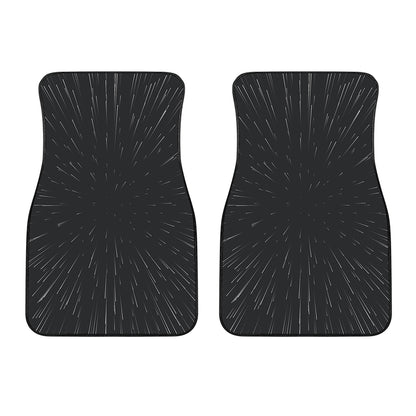 Galaxy Lightspeed Print Front Car Floor Mats