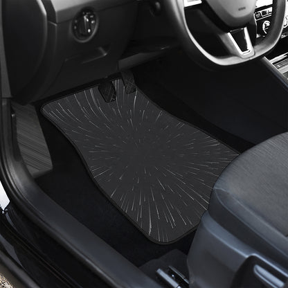 Galaxy Lightspeed Print Front Car Floor Mats