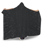 Galaxy Lightspeed Print Hooded Blanket
