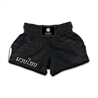 Galaxy Lightspeed Print Muay Thai Boxing Shorts