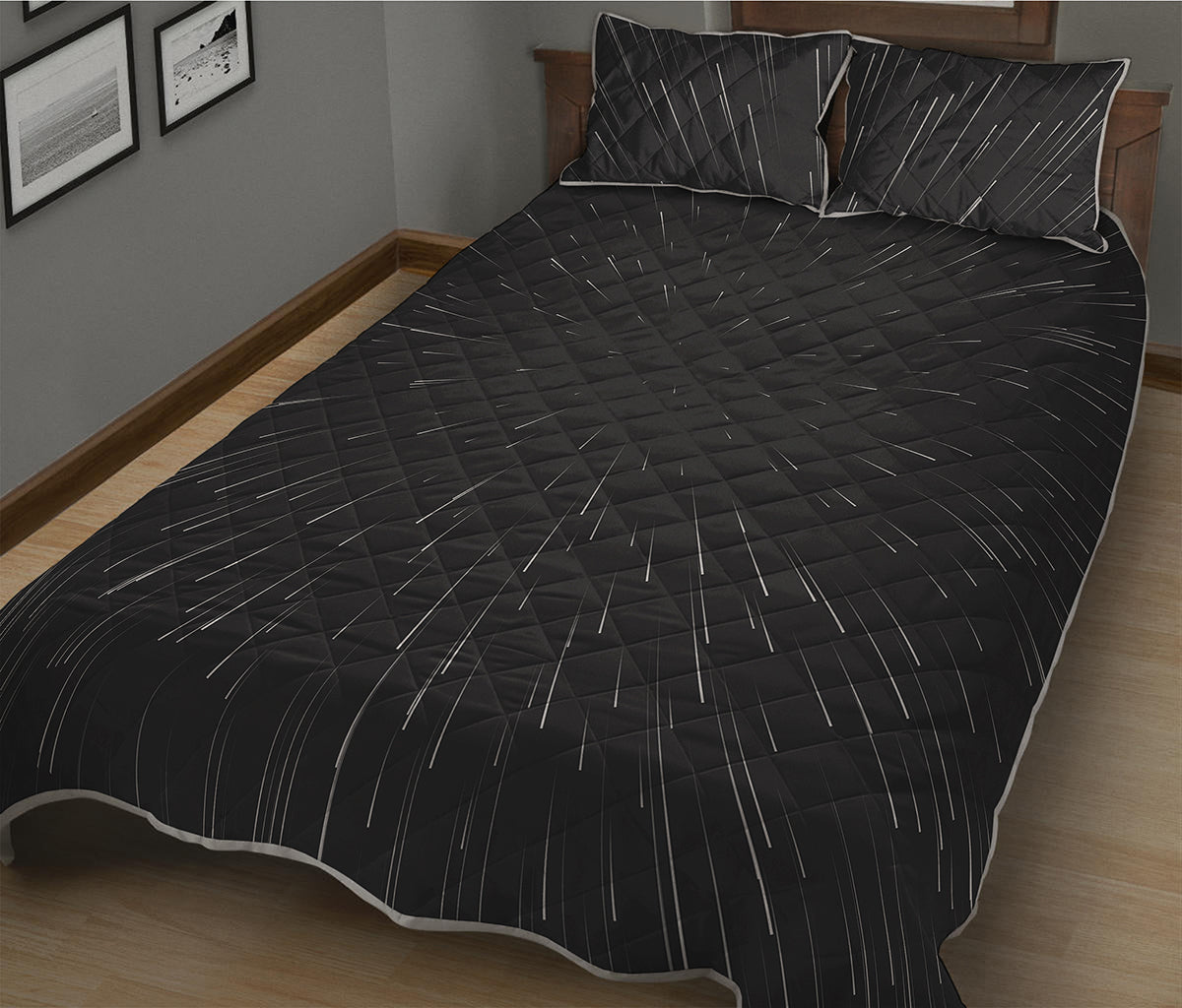 Galaxy Lightspeed Print Quilt Bed Set