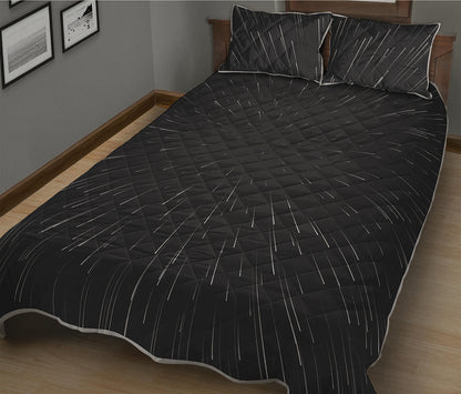 Galaxy Lightspeed Print Quilt Bed Set