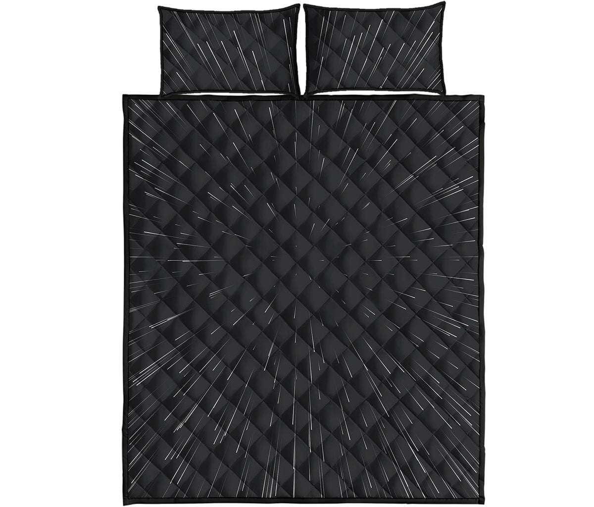 Galaxy Lightspeed Print Quilt Bed Set