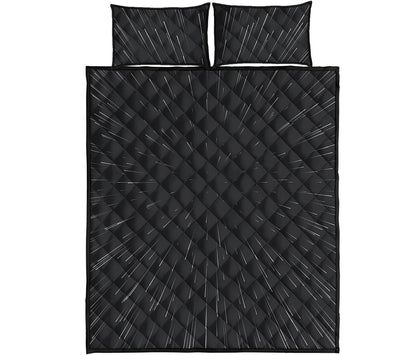 Galaxy Lightspeed Print Quilt Bed Set