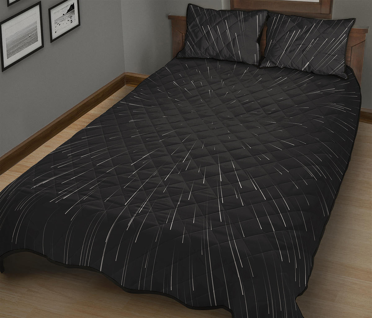 Galaxy Lightspeed Print Quilt Bed Set