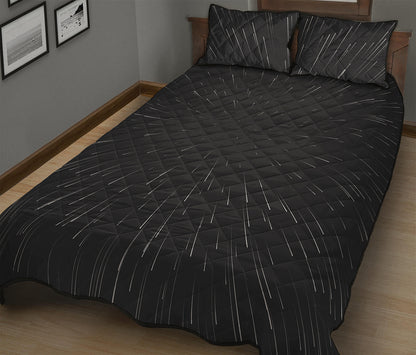 Galaxy Lightspeed Print Quilt Bed Set