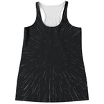 Galaxy Lightspeed Print Women's Racerback Tank Top