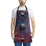 Galaxy Lunar Phase Print Apron