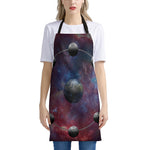 Galaxy Lunar Phase Print Apron