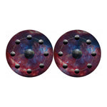 Galaxy Lunar Phase Print Car Coasters