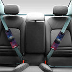 Galaxy Lunar Phase Print Car Seat Belt Covers