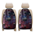 Galaxy Lunar Phase Print Car Seat Organizers