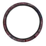 Galaxy Lunar Phase Print Car Steering Wheel Cover