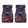 Galaxy Lunar Phase Print Front Car Floor Mats