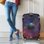 Galaxy Lunar Phase Print Luggage Cover