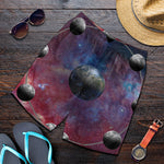 Galaxy Lunar Phase Print Men's Shorts
