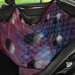 Galaxy Lunar Phase Print Pet Car Back Seat Cover