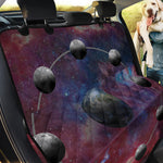 Galaxy Lunar Phase Print Pet Car Back Seat Cover