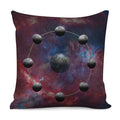 Galaxy Lunar Phase Print Pillow Cover