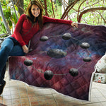 Galaxy Lunar Phase Print Quilt