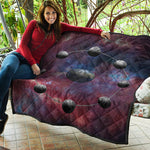 Galaxy Lunar Phase Print Quilt