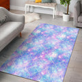 Galaxy Mermaid Scales Pattern Print Floor Mat