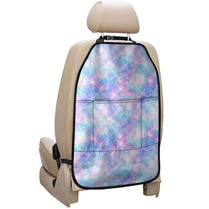 Galaxy Mermaid Scales Pattern Print Car Seat Organizers