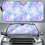 Galaxy Mermaid Scales Pattern Print Car Sun Shade GearFrost