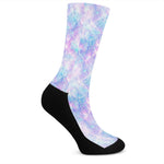 Galaxy Mermaid Scales Pattern Print Crew Socks