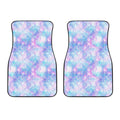 Galaxy Mermaid Scales Pattern Print Front Car Floor Mats