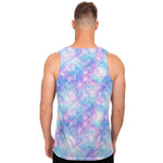Galaxy Mermaid Scales Pattern Print Men's Tank Top