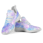 Galaxy Mermaid Scales Pattern Print Mesh Knit Shoes GearFrost