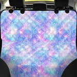 Galaxy Mermaid Scales Pattern Print Pet Car Back Seat Cover