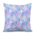 Galaxy Mermaid Scales Pattern Print Pillow Cover