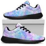 Galaxy Mermaid Scales Pattern Print Sport Shoes GearFrost