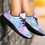 Galaxy Mermaid Scales Pattern Print Sport Shoes GearFrost