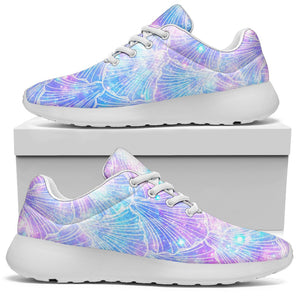 Galaxy Mermaid Scales Pattern Print Sport Shoes GearFrost