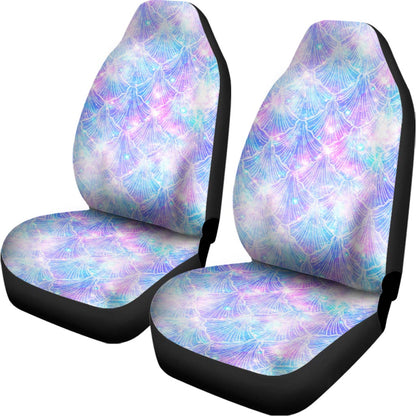 Galaxy Mermaid Scales Pattern Print Universal Fit Car Seat Covers
