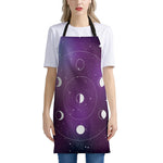 Galaxy Moon Phase Print Apron