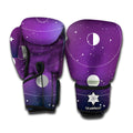 Galaxy Moon Phase Print Boxing Gloves