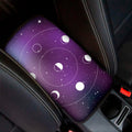 Galaxy Moon Phase Print Car Center Console Cover