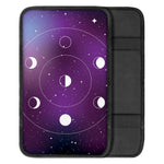 Galaxy Moon Phase Print Car Center Console Cover