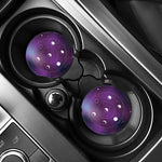 Galaxy Moon Phase Print Car Coasters