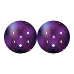 Galaxy Moon Phase Print Car Coasters