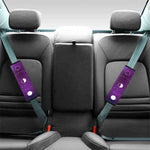 Galaxy Moon Phase Print Car Seat Belt Covers