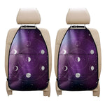 Galaxy Moon Phase Print Car Seat Organizers