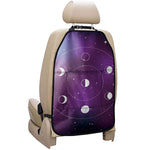 Galaxy Moon Phase Print Car Seat Organizers