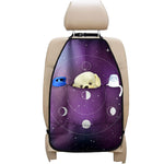 Galaxy Moon Phase Print Car Seat Organizers